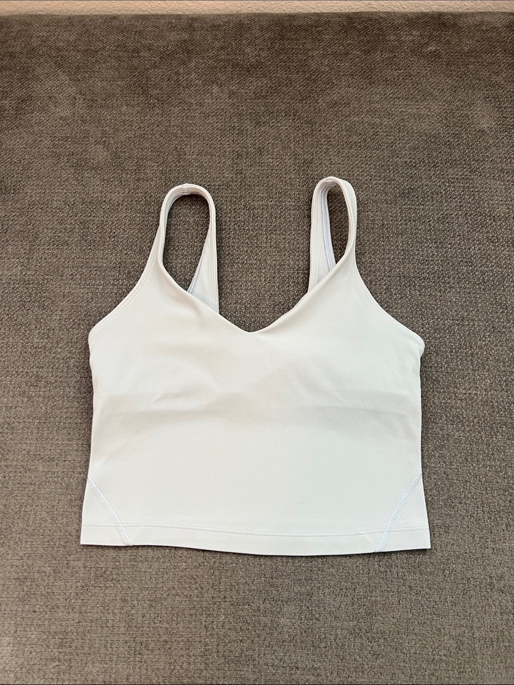lululemon athletica light blue Cropped V-Neck Tank